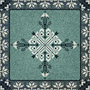 Geometric Mosaic Art Prints: Mosaic tiles background, seamless vector pattern