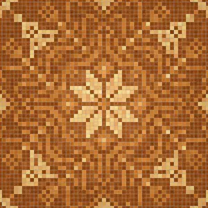 Images Dated 3rd July 2024: Seamless Mosaic Tiles Print Background