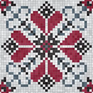 Images Dated 14th July 2024: Seamless Mosaic Tiles Print Background