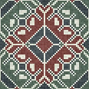 Framed Print : Seamless Mosaic Tiles Background Print Framed Print : Seamless Mosaic Tiles Background Print