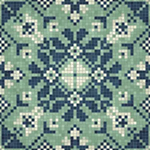 Images Dated 3rd July 2024: Mosaic Tiles Background Seamless Print
