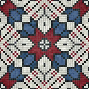 Framed Print : Mosaic Tiles Print Background Framed Print : Mosaic Tiles Print Background
