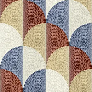 Colorful Interior Decoration Prints: Mosaic tiles seamless pattern template