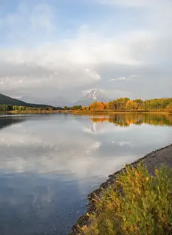 Mount Moran Reflection Prints: Mount Moran reflected in Snake River