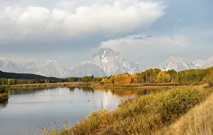 Mount Moran Reflection Prints: Mount Moran reflected in Snake River