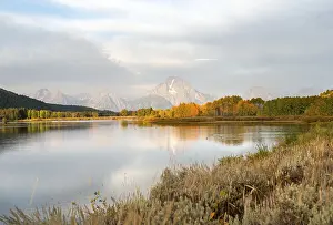 Mount Moran Reflection Prints: Mount Moran reflected in Snake River