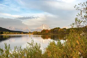 Mount Moran Reflection Prints: Mount Moran reflected in Snake River