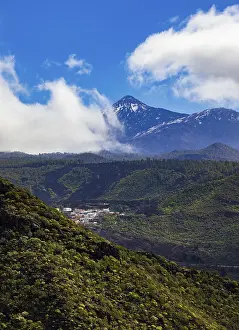 Mount Teide Landscape Prints: Mountain hike to Risco Blanco, view to Mount Teide