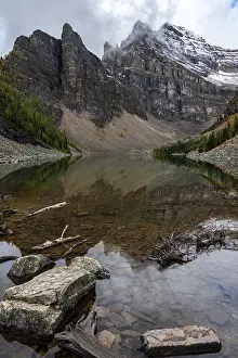 No People Mountain Range Prints: Mountain Lake and Devils Thumb