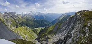 High Mountain Range Europe Prints: Mountain landscape in fall