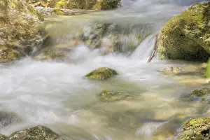 Motion Blur Waterfall Prints: Mountain stream