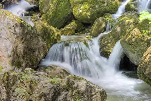 Long Exposure Waterfalls Prints: Mountain stream