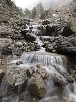 Deserted Waterfront Scenery Prints: Mountain stream