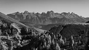 South Tyrol Italy Tourism Prints: Mountainous landscape, the backdrop of the Dolomites