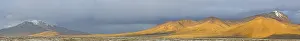 Andes Mountain Range Panorama Prints: Mountains in the evening light