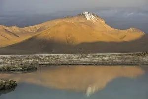 Salt Lake Reflections Prints: Mountains in the evening light
