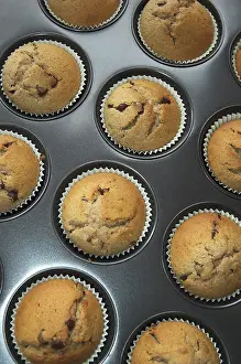 Close Up Food Prints: Muffins on a tray