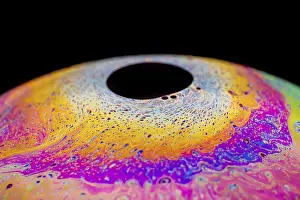 Images Dated 2nd July 2024: Multicolored Soap Bubble Print