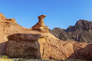 Colorful Desert Scenery Prints: Multicolored landscape formations