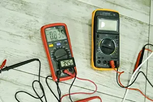Images Dated 23rd April 2024: Multimeter and Thermometer Print