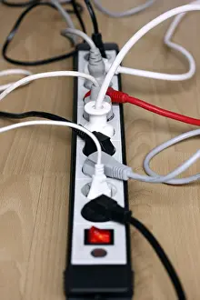Multiple Outlet Strip Prints: Multiple outlet strip, for connection of multiple electrical devices