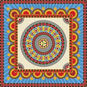 Najdi Style Vector Seamless Pattern Prints: Najdi style vector seamless pattern