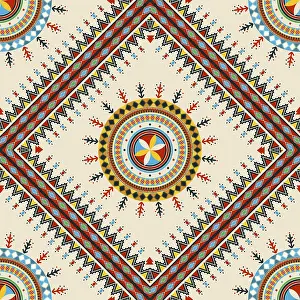 Najdi Style Seamless Pattern Prints: Najdi style vector seamless pattern