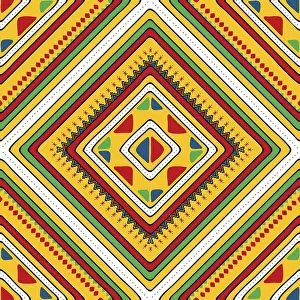 Najdi Style Vector Seamless Pattern Prints: Najdi style vector seamless pattern