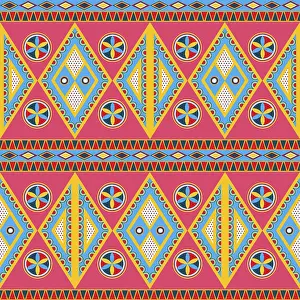Najdi Style Seamless Pattern Prints: Najdi style vector seamless pattern
