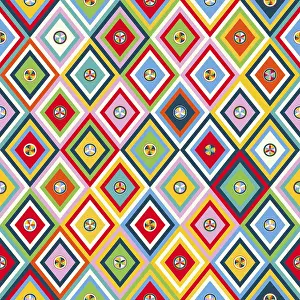 Prints of Najdi style vector seamless pattern Saudi Arabia Prints: Najdi Style Vector Seamless Pattern Print