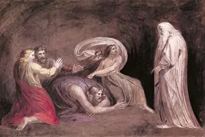 Historic Artwork Reproduction Prints: The necromancer or witch of Endor