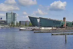 Benelux Countries Tourism Prints: The NEMO Science Centre at Osterdok