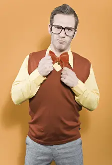 Self Confident Man Prints: Nerd