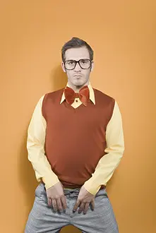 Self Confident Male Prints: Nerd