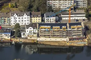Bird's Eye View Photography Prints: New construction project on Kassenberg