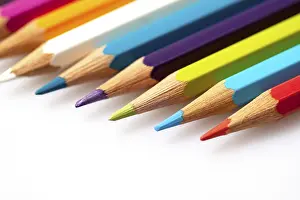 Coloured Writing Utensils Prints: Nice colored pencils
