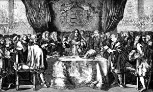 Netherlands History Prints: The nomination of Prince of Orange