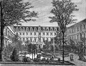 Engraved Art Illustration Prints: The Normal School, interior view