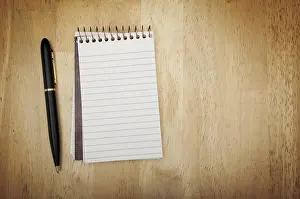 Reminder Notes Prints: Note pad and pen