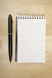 Reminder Notes Prints: Note pad and pen