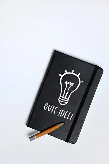 Memory Aid Prints: Notebook and pencil, memory aid