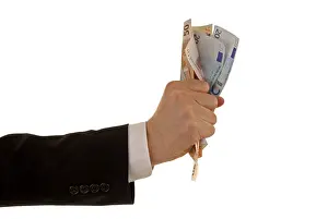 Cash Payment Methods Prints: Notes in the hand