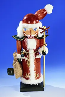 Central Europe Christmas Decoration Prints: Nutcracker from the Erzgebirge