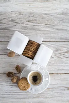 Sweet Pastry Desserts Prints: Oatmeal biscuits