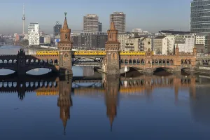 Oberbaum Bridge Berlin Prints: Oberbaum Bridge over the Spree