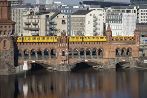 Berlin Spree River Prints: Oberbaum Bridge over the Spree