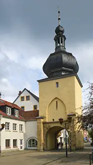 Old Town Photography Germany Prints: Oberes Tor, Saalfeld, Thuringia, Germany