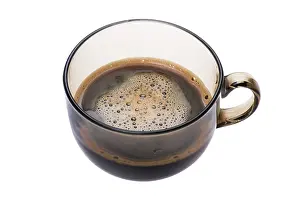 White Coffee Cup Prints: Object on white - big cup coffee