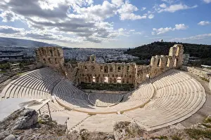 Acropolis Greece Prints: Odeon of Herodes Atticus, Acropolis