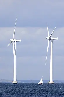 Sustainable Wind Energy Solutions Prints: Off-shore windmill generators